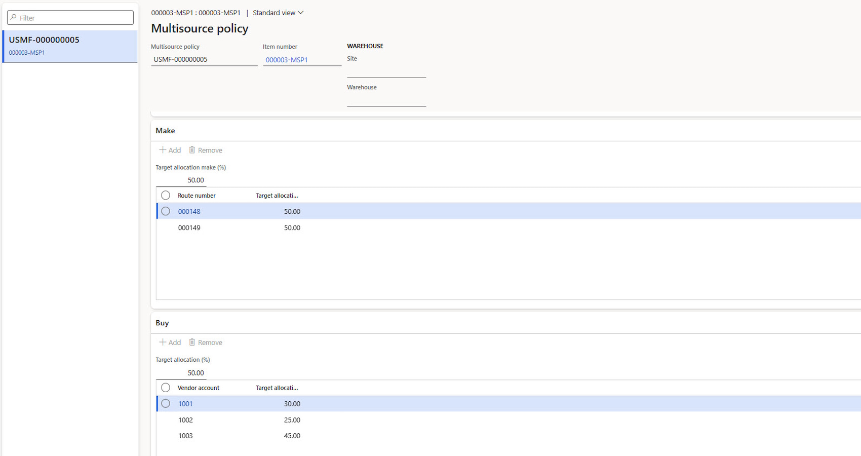 Pic 5. Multisource Policy